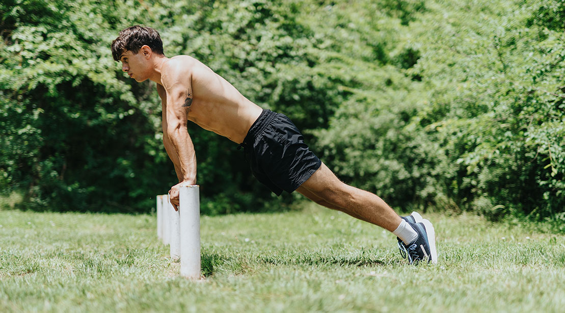 Add Plyo Incline push-ups to help Enhance Your Upper Body Power